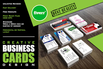 design a professional and creative business cards