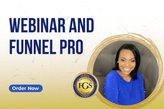 be your webinar consultant