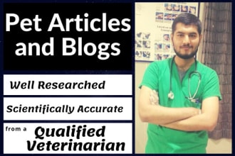 写最好质量的兽医博客文章和宠物文章