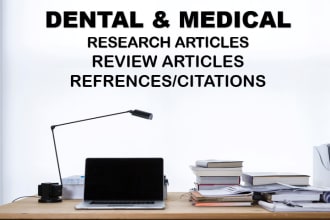 write medical and dental research articles