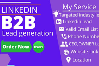 do b2b leads, linkedin lead and targeted b2b lead generation