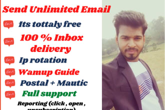 setup SMTP server and email marketing postal and mautic