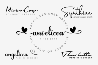 design handwriting, cursive, signature, handwritten logo