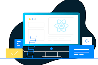 do any task related to react js, material ui and bootstrap