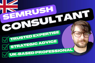 be your semrush consultant for expert audits, strategy and growth training