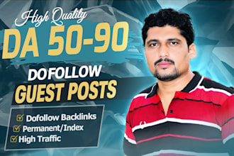 do SEO guest post on high da website