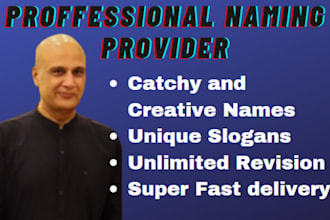 create mind blowing brand or business name for you