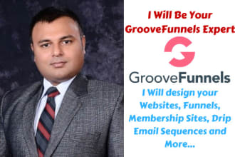 build a groove sales funnel website and automation