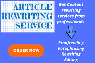paraphrase, rewrite and summarize your english content
