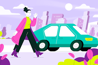create custom explainer vector illustrations and animation