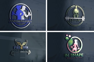 design modern fitness,gym,athlete and sports logo