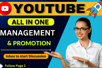 be your video promoter and youtube marketing manager