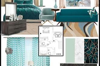 create interior design mood boards