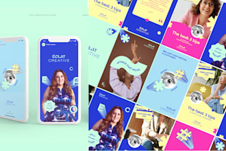 design outstanding social media templates and covers