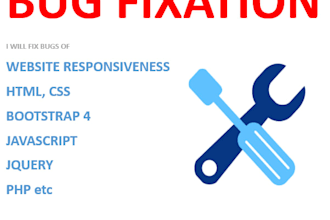 fix html, css, javascript issues and php bugs and error