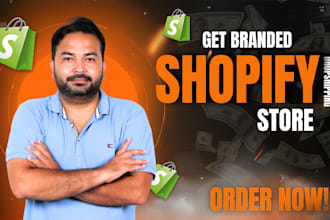 design shopify website or shopify dropshipping store