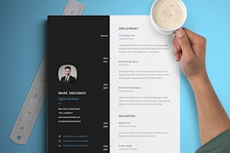 professional designed and edit your resume, CV today