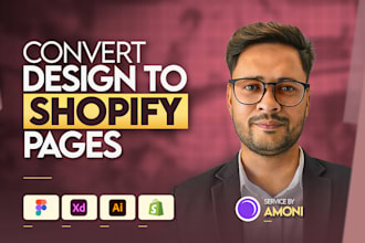 convert figma PSD xd ai sketch design to shopify website