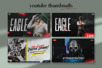 design high quality youtube thumbnails