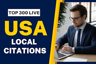 list your business on 300 USA local citations