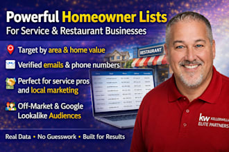 build a targeted homeowner and business leads list with phone and email