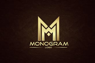 design a minimalist initial letter monogram logo