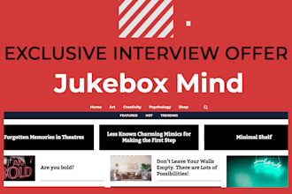 do an author interview and promote your book on a news website