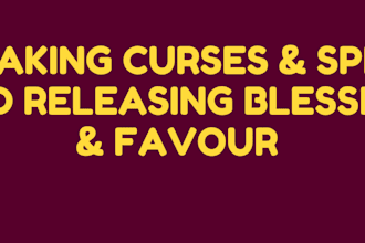 break and remove any curse with apostolic anointing