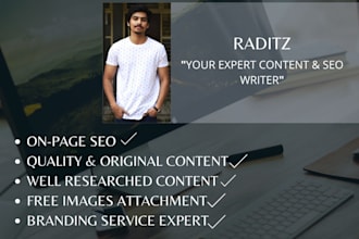 write landing page content