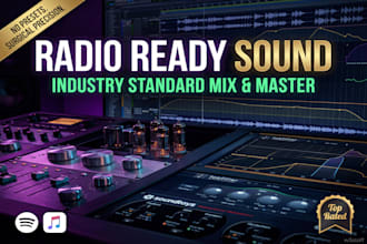 provide a surgical mix and master for a radio ready hit