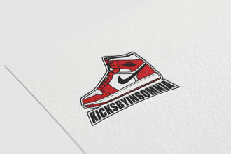 make logo brand for your footwear store shoes store and sneakers store