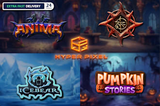 create professional 3d logo for games within 24 hours
