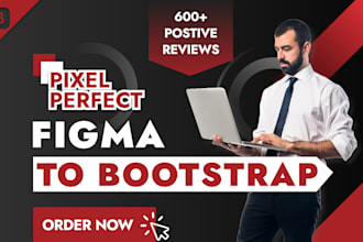 convert figma to bootstrap, figma to html, bootstrap 5