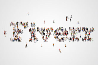 convert your text and shape in to a beautiful crowd