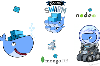 do microservices with docker, node javascript frameworks