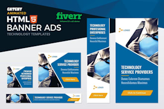 design epic HTML5 banner ads for you