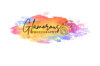 design watercolor signature logo for your brand