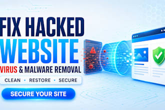 fix hacked website with virus and malware removal