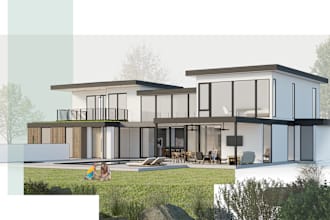 make architectural illustration and diagram