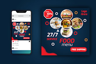 design social media or website banner