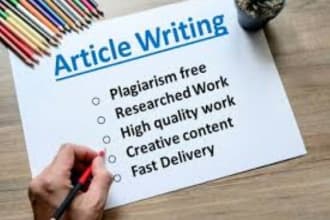 do SEO content writing, article writing, and blog writing