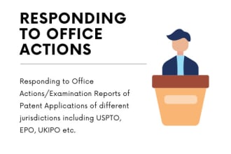 respond to office action and prosecute patent application