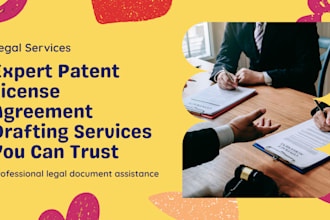prepare patent license agreement