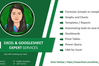 give quick excel or google spreadsheet solution