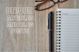 write unique articles and word press blogs for you
