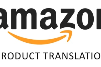 translate your amazon listing into french or english