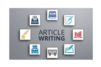 write unique articles for you