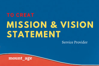 write proactive mission and vision statement