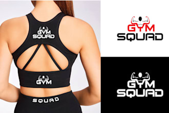 do the right clothing logo for the gym fitness brand