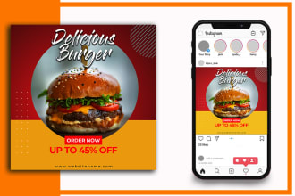 design instagram social media linkedin facebook banners posts ads